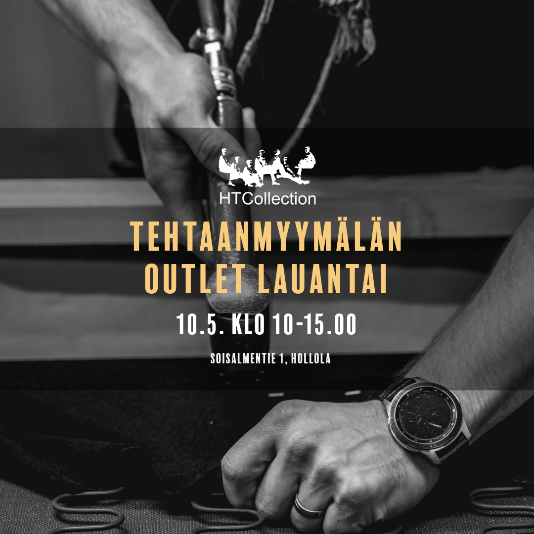 10.5 Tehtaanmyymälässä Outlet- Lauantai!