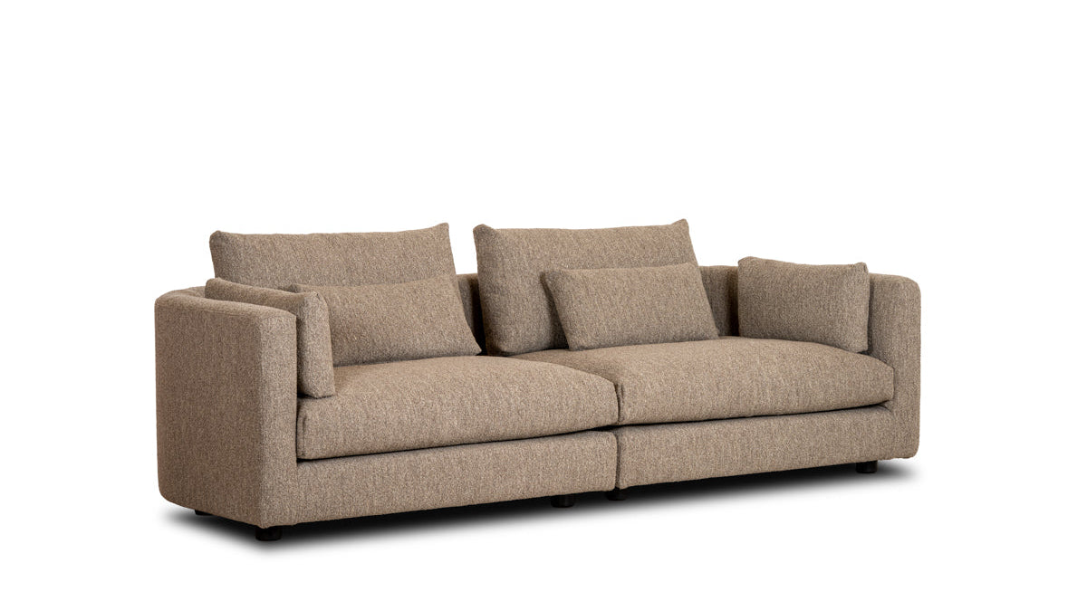 Rondo 260cm sohva, syvä istumismukavuus näkyvillä