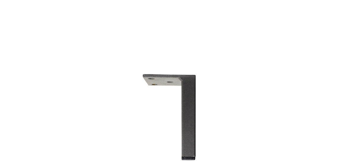 Neliö jalka nr 3, jalan paksuus 20 mm x 20 mm, väri grafiitti.