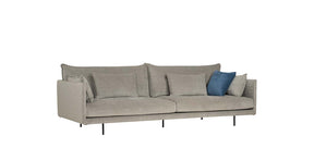 HT Collection - Air+100 238cm -sohva, kangas velvety 08 (muta)
