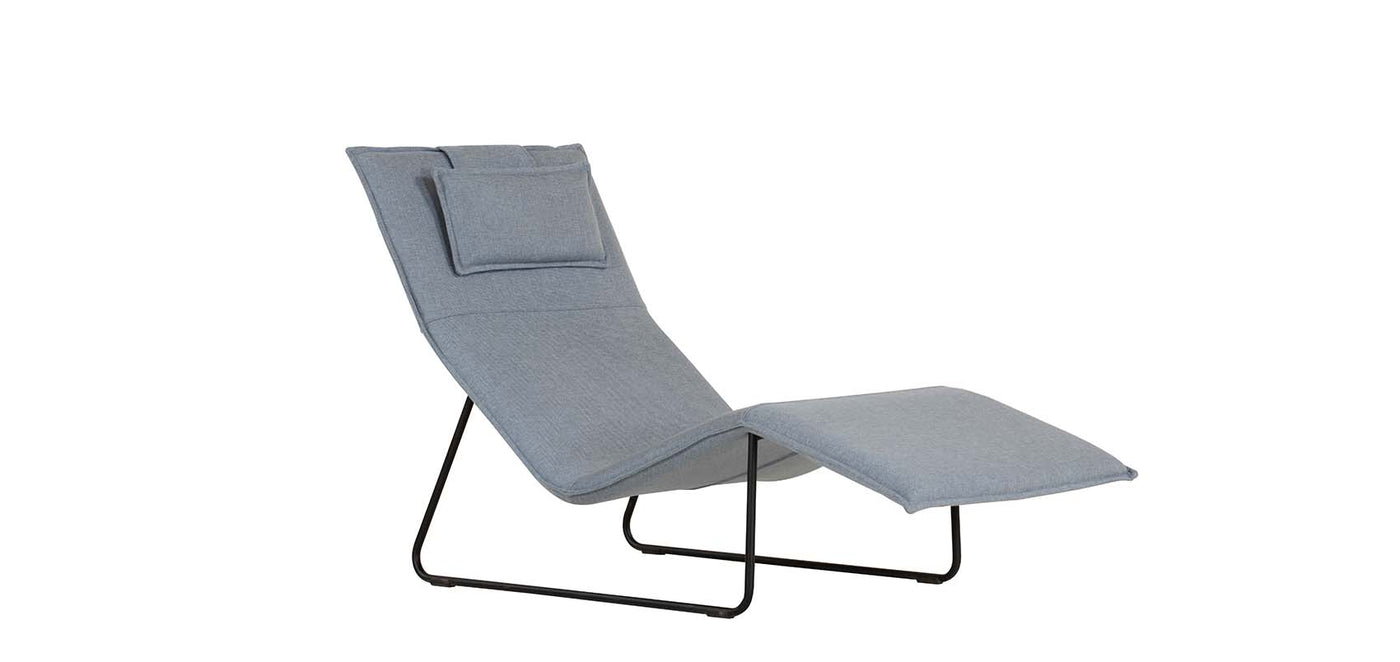 HT Collection - Air-divaanituoli, harmaa kangasverhoilu