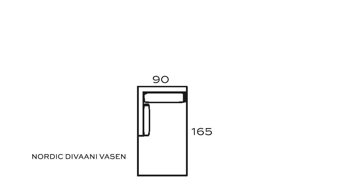 NORDIC DIVAANI VASEN