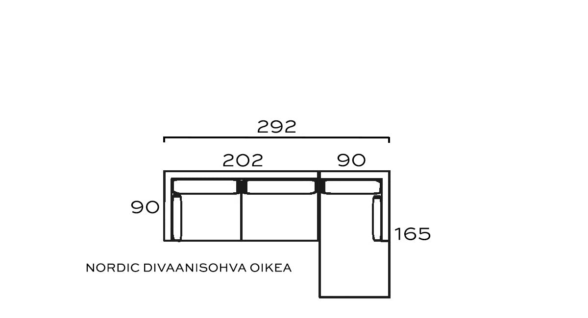 NORDIC DIVAANISOHVA OIKEA