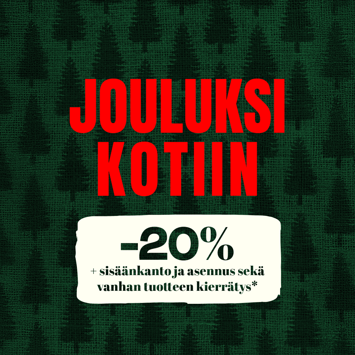 Jouluksi kotiin -kampanja: Luo unelmiesi olohuone jouluksi!