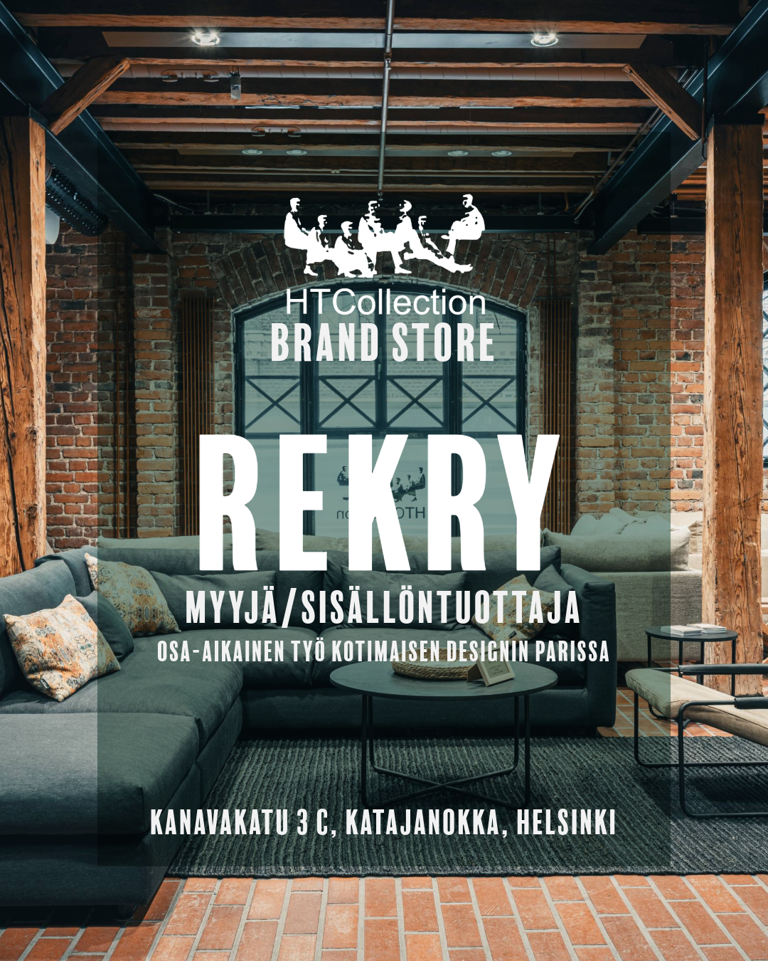 Osa-aikainen myyjä Helsinkiin – yhdistä myynti, some ja sisustus