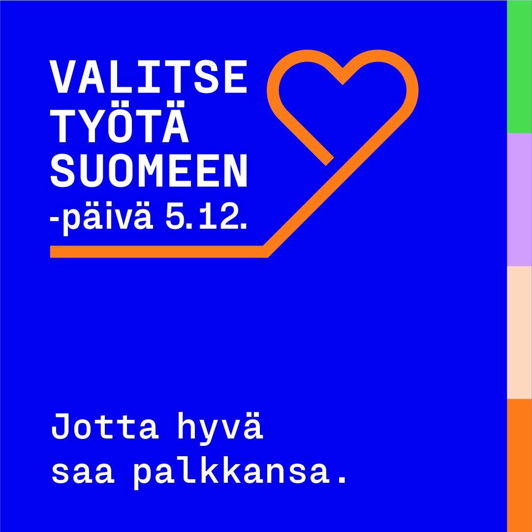 Valitse työtä Suomeen- päivä 5.12