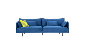 HT Collection - Air+100 238cm -sohva, kangas velvet 49 (sininen)