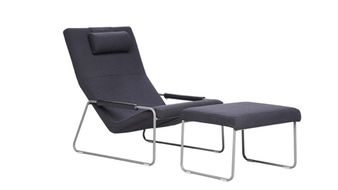 HT Collection - Flow-nopjatuoli, tumman harmaa kangasverhoilu